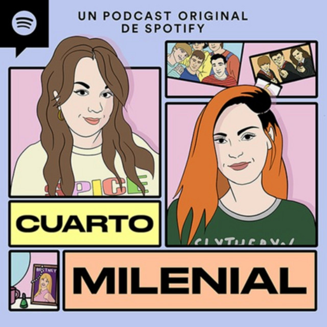 Cartel Podcast Cuarto milenial